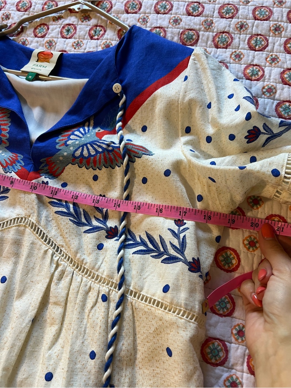 EUC Farm Rio Jungle Chic Maxi Dress size medium Retails $285 - Picture 8 of 9